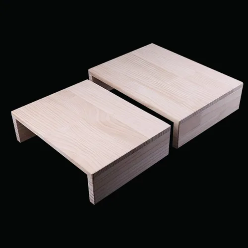 Vista 6 de Piernas/soporte para muebles de madera maciza pesada, base de TV para nevera, lavadora, patas de sofá, patas de mesa, patas de cama, 9 tamaños