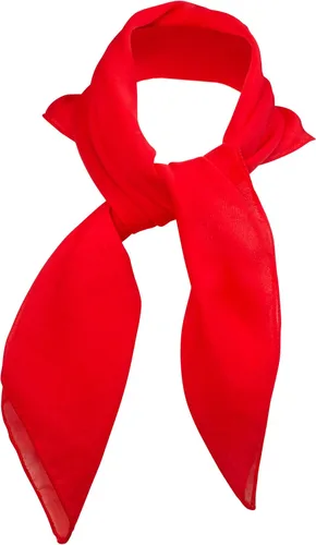 Skeleteen Bufanda de gasa para la cabeza y el cuello, color rojo, clásico, retro, transparente, cuadrado, bufandas, pañuelos, corbatas para mujeres