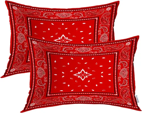 Vista 96 de Batmerry Autumn Maple Forest Throw Pillow Covers, Wooden Chair Houses Yellow Leaves Decorative Pillow Covers Digital Printing Blended Fabric for