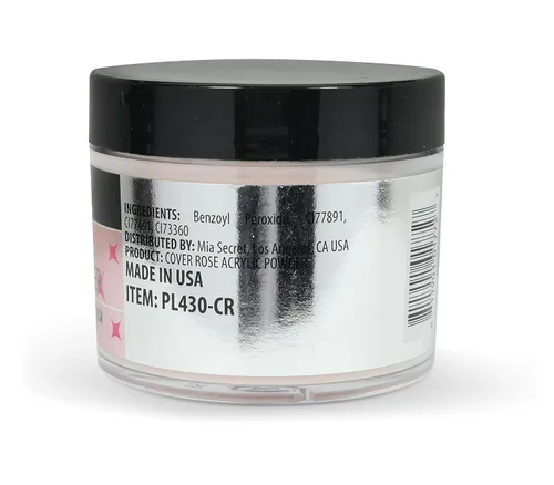 Vista 2 de Mia Secret Cover Rose Polvo Acrílico 2 Oz