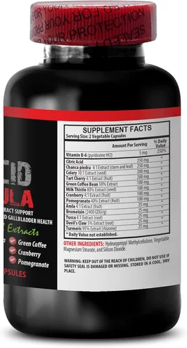 Vista 5 de Green Coffee Bean - URIC ACID CLEANS - URIC ACID FORMULA - Turmeric, Pomegranate, Milk Thistle, Cranberry, uric acid formula advanced complex, uric