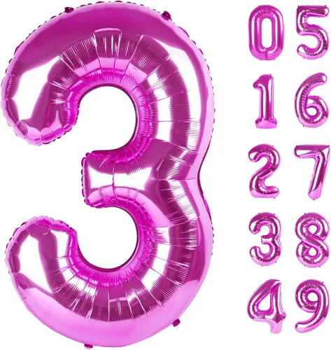 Vista 371 de Globos con números con estampado de vaca, globos de 40 pulgadas del número 0-9 (cero-nueve), globo de vaca para suministros de fiesta de cumpleaños