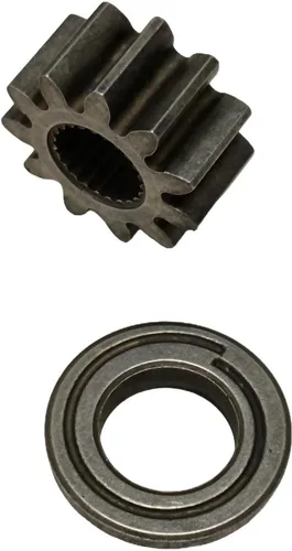 Vista 3 de Engranaje de piñón del eje de dirección y buje para MTD 741-0656 941-0656A 717-1554 Toro 112-0863, utilizado en ciclistas desde 1999. 11 dientes.