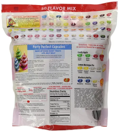 Vista 2 de Jelly Belly Jelly Beans, Gomitas, 3 libras.
