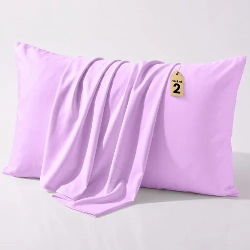 Vista 12 de COTTON STICH Juego de 2 fundas de almohada para niños pequeños, mini fundas de almohada de algodón de 600 hilos, fundas de almohada suaves y ligeras