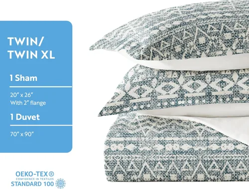 Vista 326 de Linen Market Funda de edredón individual para cama individual – Experimenta una comodidad similar a un hotel con una suavidad inigualable
