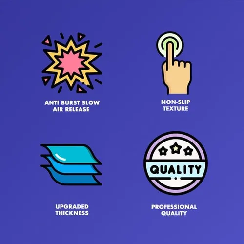 Vista 5 de Inflatable Anti Burst Exercise Balls