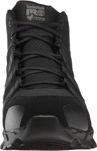 Vista 2 de Timberland PRO Powertrain - Botas de trabajo industriales ESD con punta de aleación media para hombre, Negro, sintético