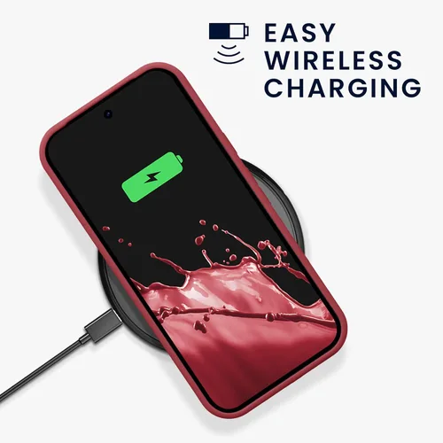 Vista 440 de kwmobile Funda Compatible con Google Pixel 6 Pro - Funda de teléfono de silicona TPU con acabado suave - Azul Arrecife