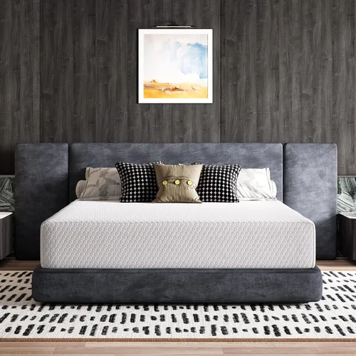 Avenco Colchón individual de 10 pulgadas, tamaño individual, firmeza media para aliviar la presión de espalda, colchón en una caja, colchones de