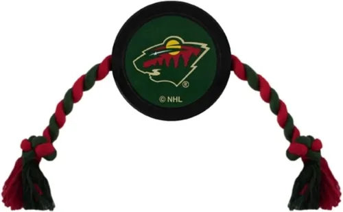 Vista 7 de Pets First Juguete de goma resistente para perros y gatos - NHL Washington Capitals - Remolcador de cuerda resistente para perros y gatos