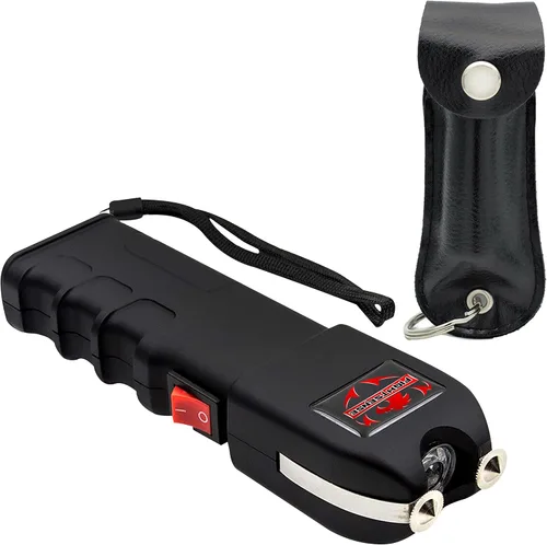 Kit de autodefensa FIGHTSENSE con espray de pimienta y pistola aturdidora de alta resistencia para hombres y mujeres, carga intolerable de 1,60 µC,