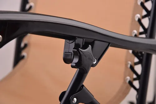 Vista 7 de BTEXPERT Sillas de malla de acero ajustables de gravedad cero para exteriores, patio, reclinable, playa, patio, jardín con bandeja de almohada