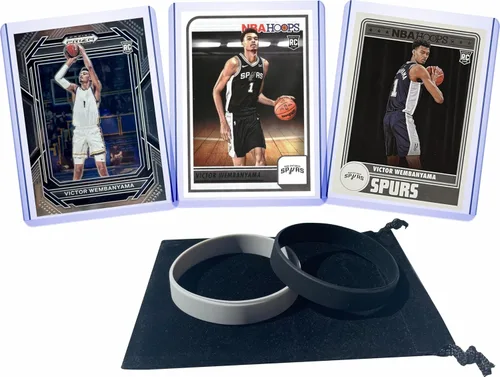 Victor Wembanyama (3) Paquete de Regalo de Tarjetas de Baloncesto Surtido - San Antonio Spurs