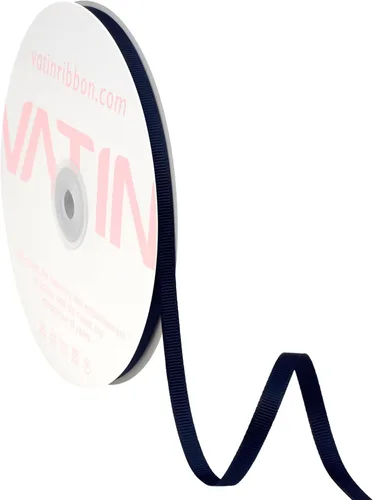 Vista 169 de VATIN Cinta de Grogrén Negra, 1-1/2" x 50 Yardas Continuas, Cinta de Grogrén de Poliéster Negra, Usar para Lazos de Bricolaje, Accesorios