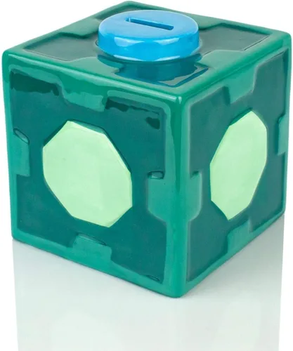 Vista 4 de Caja Meeseeks de Rick and Morty, 4 1/2", alcancía de cerámica para colección.