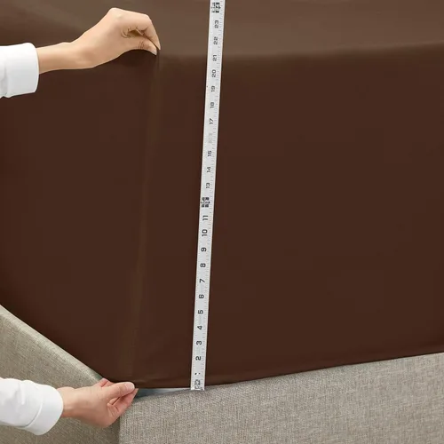 Vista 5 de Empyrean Bedding - Sábanas bajeras tamaño Queen, con sábana de cajón extra profunda – Juego de sábanas bajeras extra profundas, de 24 pulgadas