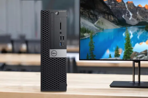 Vista 3 de Dell Computadora de escritorio OptiPlex 5070 SFF, Intel Quad Core i5-9500 hasta 4.4GHz Business PC, 16G DDR4, 512G SSD, WiFi, DP, soporte 4K