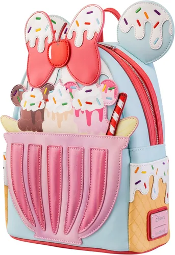 Vista 2 de Loungefly Mochilas de Disney Minnie Mouse Sweet Treats mochila exclusiva de Tienda