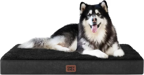 Vista 19 de EHEYCIGA Camas ortopédicas para perros, cama para perros con funda extraíble lavable, todos los tamaños de perros