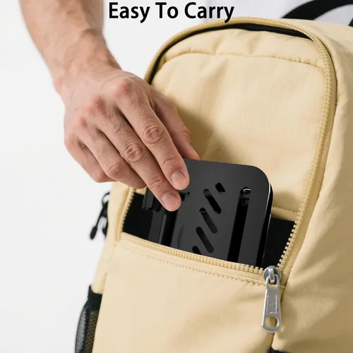 Vista 5 de Soporte para tableta, rotación de 360°, soporte de doble brazo para iPad, accesorios de escritorio de oficina, soporte plegable para iPad