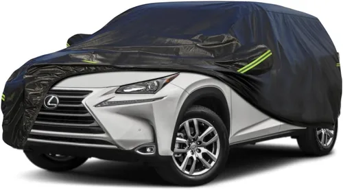 Vista 171 de KouKou Funda impermeable para automóvil SUV adecuada para BMW X1 de 2009 a 2025, 7 capas a prueba de viento para todo tipo de clima, cubierta