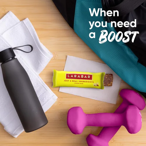 Vista 8 de Larabar Barra de limón, barra vegana de frutas y nueces, sin gluten, barras de 1.6 onzas, 6
