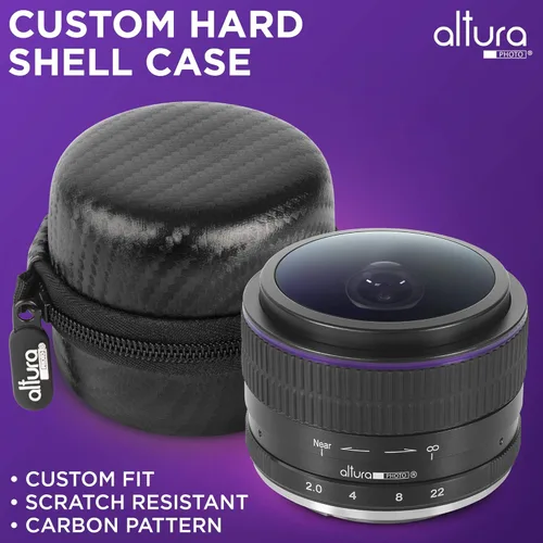 Vista 6 de Lente Sony E Mount 0256in f20 lente gran angular circular ojo de pez para cámara Sony Alpha sin espejo A6600 A6500 A6400 A6300 A6100 A6000 A5100