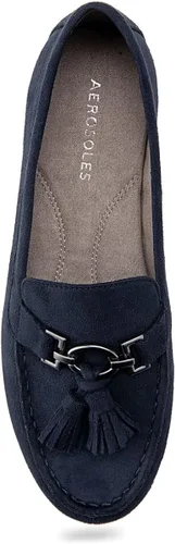 Vista 4 de Aerosoles Mocasines casuales para mujer, marino