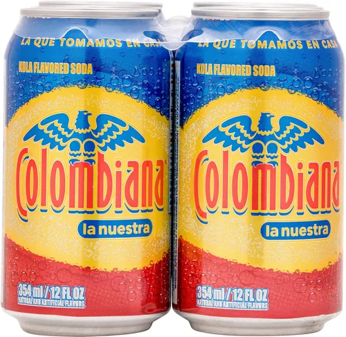 Vista 2 de Colombiana La nuestra Kola - Soda saborizada, 12 onzas líquidas (paquete de 6)
