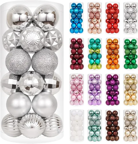 Vista 59 de XmasExp - Bolas de Navidad para colgar (34 unidades, irrompibles)