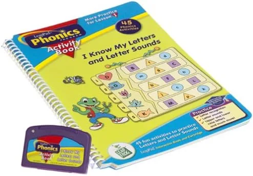 Libro de actividades LeapPad Phonics #1 Conozco mis letras y sonidos de letras