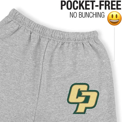 Vista 3 de LOGOVISION Pantalones deportivos, jogger para hombre con logotipo primario colegial, colección Heather atlética