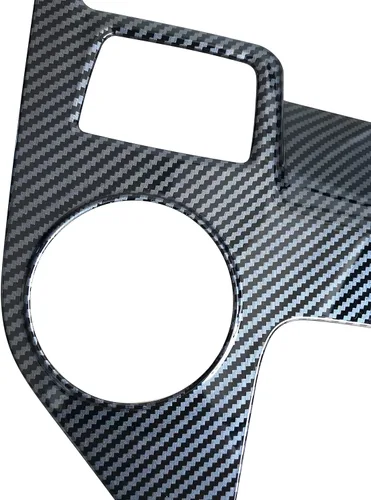 Vista 8 de ruihe Patrón de fibra de carbono para palanca de cambios de coche, panel de consola, cubierta de marco para Ford Ranger 2019 2020 2021 2022 versión