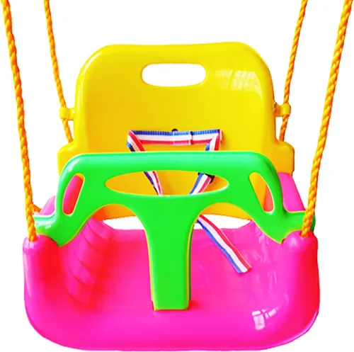 Vista 9 de Columpio desmontable 3 en 1 para niños pequeños a adolescentes que juegan al aire libre (silla azul con ganchos a presión)
