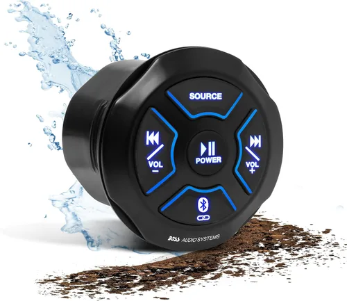 Vista 12 de BOSS Audio Systems MGR300B - Receptor de medidor estéreo para barco marino, Bluetooth, sin reproductor de CD y DVD, radio AM/FM, IPX5 resistente a