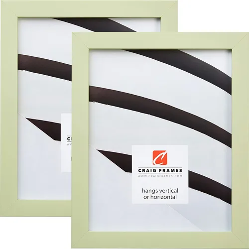 Vista 8 de Craig Frames Confetti - Marco de fotos de 4 x 6 pulgadas, color amarillo moderno, juego de 2