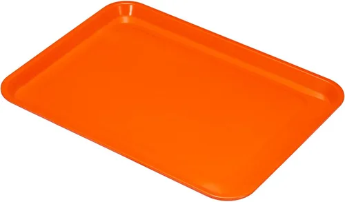 Vista 10 de PATIKIL Bandeja de comida rápida de 12 x 8 pulgadas, bandeja rectangular reutilizable reciclable multiusos para restaurante, cocina en casa