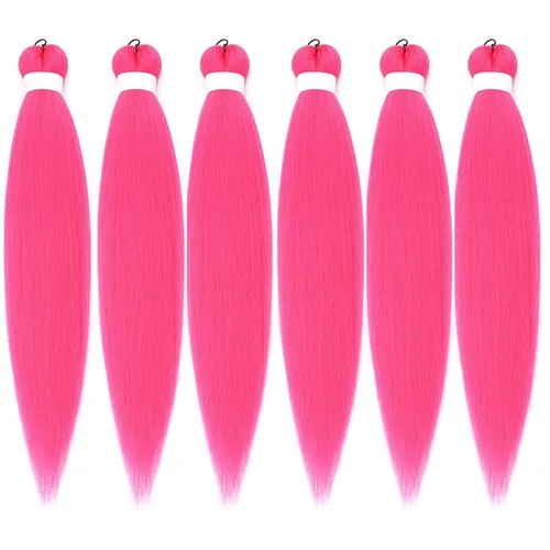 Vista 158 de Extensiones de Cabello para Trenzar Leticia Cabello Sintético Preestirado Yaki Cabello Ez para Trenzar