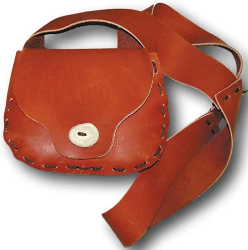 Vista 9 de Possible Bag Kit - Kit de bolsas de cuero en polvo negro - Shooters Possibles Bag Muzzleloader Accesorios Bolsa