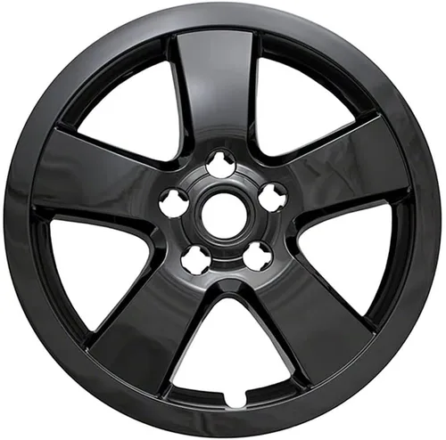 Vista 2 de OxGord Fundas de rueda de 16 pulgadas para Chevy Cruze 2011-2015 (juego de 4) fundas de rueda impostor para ruedas ABS negro brillante de 16