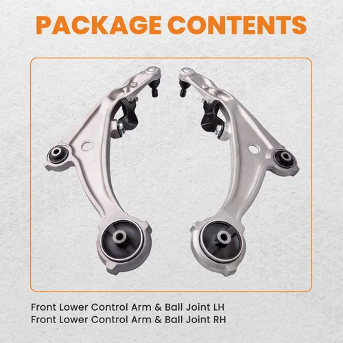 Vista 5 de maXpeedingrods Brazos de control inferiores delanteros para Nissan Altima 2007-2012, Coupe 2013, K620195 K620196 con ensamblaje de rótula