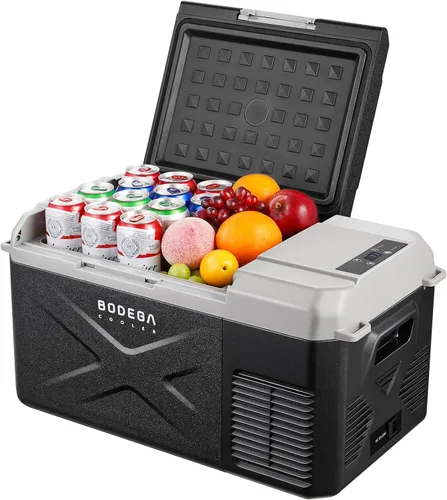 Vista 12 de BODEGACOOLER Refrigerador de Coche de 12 Voltios, Refrigerador de Coche de 34.1 Cuartos de Galón de Doble Zona, Congelador Portátil de 12V