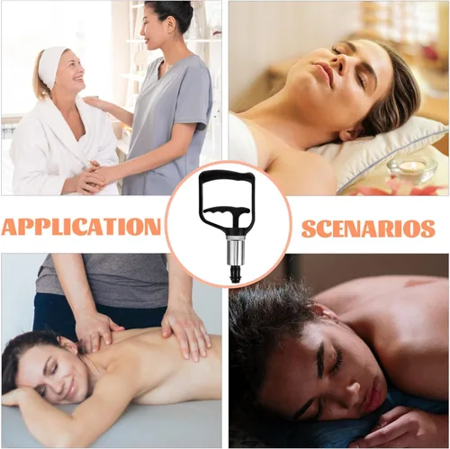 Vista 7 de Bomba de vacío de mano Bomba de mano de ventosas Bomba de aire de ventosas de acupuntura china Bomba de aire de ventosa trasera de succión