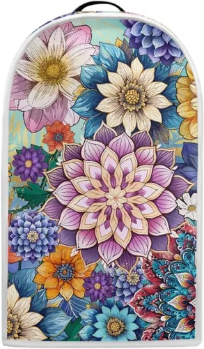 Vista 26 de Bats Moon - Cubierta de batidora de Halloween para cocina, protección de huellas dactilares para electrodomésticos, cubierta de tela impermeable