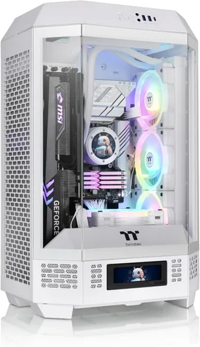Vista 14 de Thermaltake Carcasa micro ATX negra Tower 300; ventilador CT de 0.079 x 5.512 in incluido; soporta radiador de hasta 16.535 in; kit de soporte