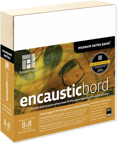 Vista 36 de Ampersand Art Supply Panel de pintura de madera: Serie Museo Encausticbord, cuna de 1,5 pulgadas, 6 "x 6