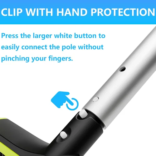 Vista 6 de Sepetrel - Cabezal de cepillo de piscina mejorado para limpieza de paredes, cepillos de limpieza de piscina resistentes para piscinas enterradas