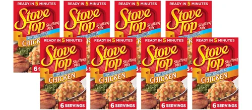 Vista 10 de Stove Top Mezcla de relleno de pollo baja en sodio, 6 onzas