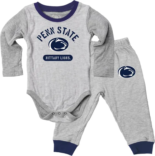 Vista 4 de Wes and Willy Conjunto de body y pantalón de manga larga para bebé College Jie Jie